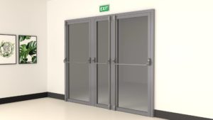 Противопожарная дверь 2000×1200 / серия FRM55151